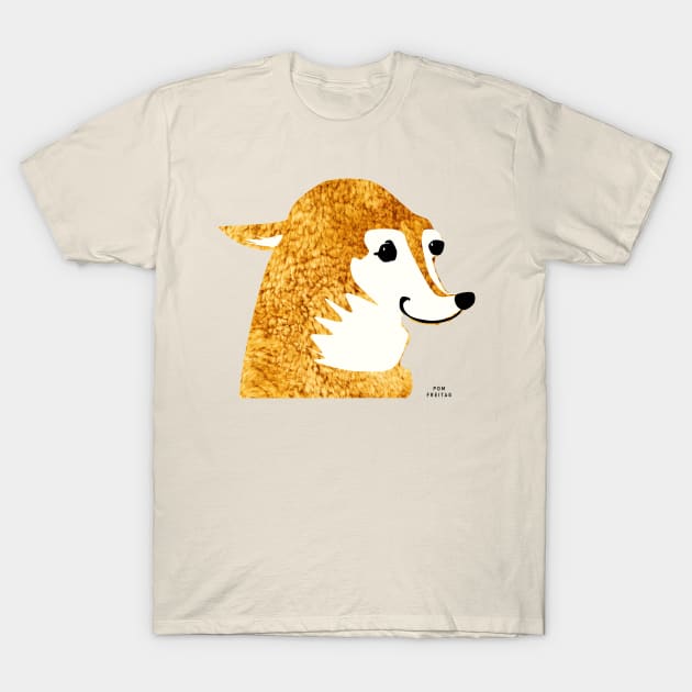 Shiba inu chichuahua : T-Shirt by Annie Pom Freitag